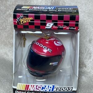 Winners Circle 2003 #9 Bill Elliott NASCAR mini helmet ornament